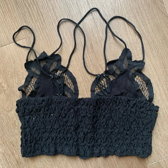 NWOT Free People One Adella Black Lace Bralette, Size XS - Picture 2 of 7